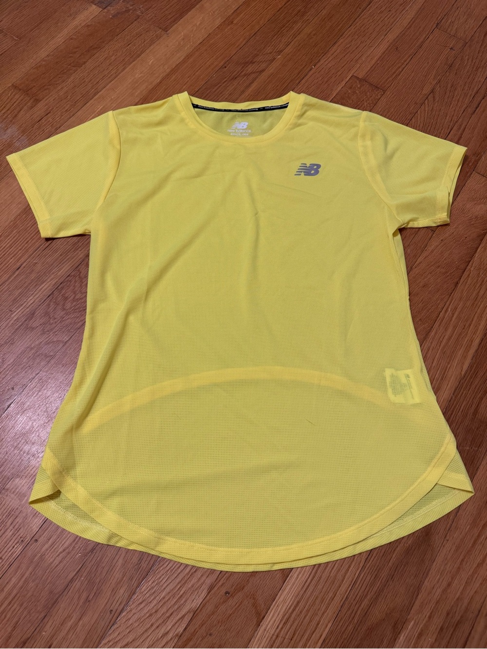 New Balance Yellow Short Sleeve Performance Tee - Women